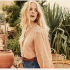 DOEN SCARLET TOP XL-DARK BLUSH